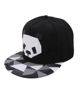 2018 Panda de dibujos animados Gorras de béisbol ajustables snapback casquette Sombreros para jóvenes Hombres Mujeres Danza animal Gorra Hip Hop Sun Bone Hat19812804