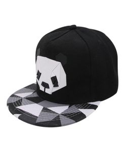 2018 Panda de bande dessinée Casquettes de baseball réglables casquette snapback Chapeaux pour jeunes hommes femmes Danse animal Cap Hip Hop Sun Bone Hat1225596