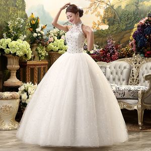 2018 robe de mariée en dentelle licou pas cher Vintage robes de mariée grande taille robe de mariée moins de 100 $ livraison gratuite