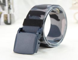 2018 Children Waistbands Fashion Kids Outdoor Nylon Canvas Belts Enfant Baby Boys Girls Plastic Backle Backle Strapwaistba7203866