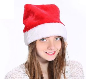 2018 Kerst Cosplay Hoeden Fluweelzacht Pluche Kerstman Hoed Warm Winter Volwassenen Kinderen Kerstmuts Kerst Feestartikelen EEA142033581