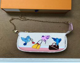 2018 Kerst speciale stijl Mini Pochette Accessoires Card Cover Credit Card Holders Day Clutch Daily Package Wallet Porteman8076516