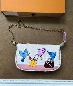 2018 Kerst speciale stijl Mini Pochette Accessoires Card Cover Credit Card Holders Day Clutch Daily Package Wallet Purse4284516