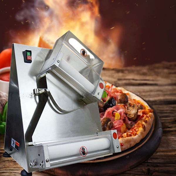 2018 Livraison gratuite Trancheuse à pâte à pizza commerciale | Presse à pâte à pizza | Rouleau de pâte à pizza électrique 220v110vRestaurant Pizzeria Buffet Cafe