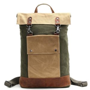 2018 Computer schoudertas Outdoor sport rugzak Schooltas Knapzak Canvas Pure kleur Mannen en vrouwen Schooltassen Handtas A2904