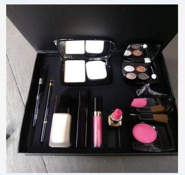 2018 ensemble de cosmétiques crayon à sourcils correcteur blush rouge à lèvres crayon eye-liner kit de maquillage de haute qualité grande boîte avec boîte-cadeau et 3761297