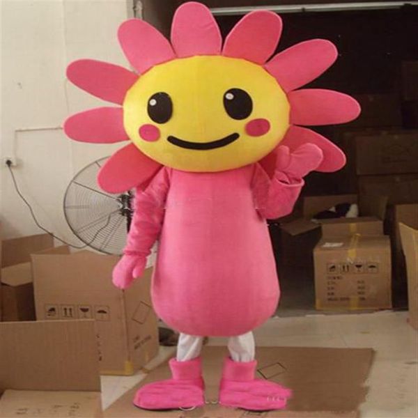 2018 por encargo material de EVA traje de la mascota del girasol flor ropa de dibujos animados cumpleaños de Halloween 206U