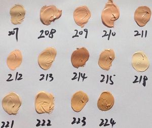 2018 D Concealer macol Foundation Make Up Cover 14 couleurs Primer Concealer avec boîte Base Professional Face Makeup Contour Palette DHL ship