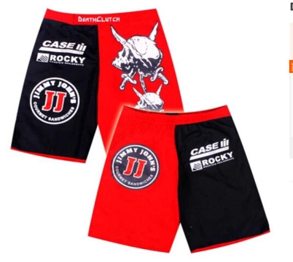 2018 CORT DE MOTH REDS ET Noir Shorts MMA Fight Shorts Board Short L XL XXL XXXL 9909544