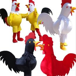 2018 Discount usine vente poulet mascotte Costume pour adulte déguisement fête Halloween coq Costume livraison gratuite