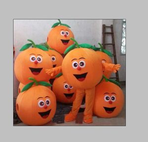 2018 Descuento venta de fábrica Naranjas de frutas Traje de mascota Dibujos animados Anime tema Personaje Fiesta de Carnaval de Navidad Disfraces Disfraces Traje para adultos La mejor calidad
