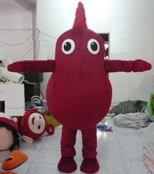 2018 Discount vente d'usine la tête d'un costume de mascotte d'arachide rouge pour adulte à porter