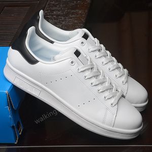 Zapatillas Stan Smith para hombre, mujer, diseñador, zapatillas bajas, blanco iridiscente, verde, rojo exuberante, plata metálica, triple negro, azul marino, zapatillas para hombre, zapatillas para caminar al aire libre.