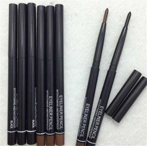 Draaibare oogvoering Kajal make-up automatische wenkbrauw potlood waterdichte eyeliner zwart / bruin 2 kleuren