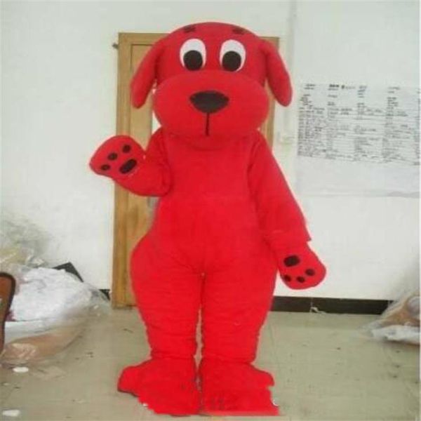 2018 Costume de mascotte Red Dog Clifford direct d'usine Convient aux différents festivals EMS 239G