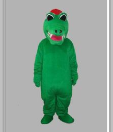 2018 Factory Directe verkoop Crocodile Mascot Kostuum volwassen Halloween Verjaardagsfeestje Cartoonkleding