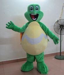 2018 Factory Direct Sale The Head Green Turtle Mascot Costume for Adult om te dragen te koop