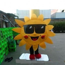 2018 usine mascotte soleil adulte mascotte déguisement pour publicité Festivals party2701