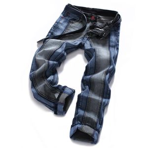 2018 Fashion Men's Rock Revival Straight jeans Two color Joining together Men jeans214z