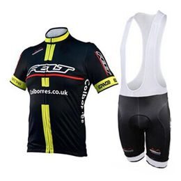 Felt Team Fietsen Jersey Pak Korte Mouwen Shirt (slabb) Shorts Sets Mannen Zomer Mountain Bike Kleding Draag 3D Gel Pad H1507