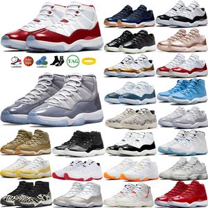 Bred 11 11s Hommes Chaussures de basket Concord chapeau et robe Heiress Space Jam Hommes Femmes Baskets Sneakers XI Snakeskin Designer Shoes