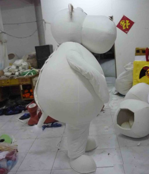 2018 Costume de mascotte d'hippopotame blanc de haute qualité pour adulte à porter à vendre