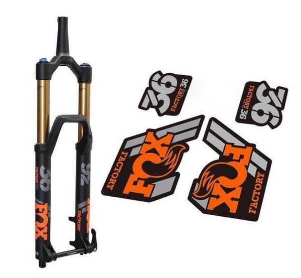 2018 Autocollants de protection de cadre de fourche Fox 36 de haute qualité pour VTT VTT Fourche avant de vélo FOX 36 Remplacement Racing Dirt Dec8892941