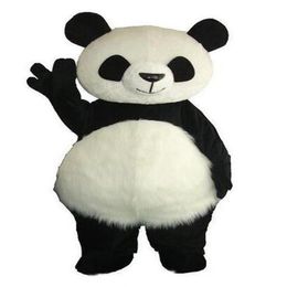 2018 Costume de mascotte de panda géant de haute qualité Costume de mascotte de Noël 319 m