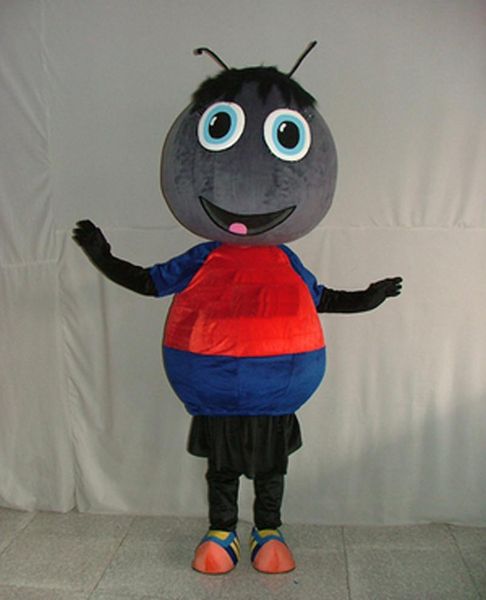 2018 Costume de mascotte de fourmi noire chaude de haute qualité Fantaisie Robe de soirée Costumes de carnaval d'Halloween