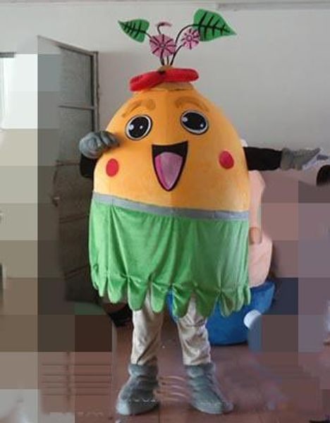 2018 Haute qualité chaud la tête un costume de mascotte de patate douce pour adulte à porter