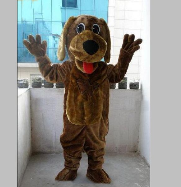 2018 Haute de haute qualité Wags The Dog Mascot Costumes Cartoon Fancy Dishing EMS Taille adulte Livraison gratuite