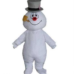 2018 Hoge kwaliteit MASCOT CITY Frosty de Sneeuwpop MASCOT kostuum anime kits mascotte thema fancy dress220h