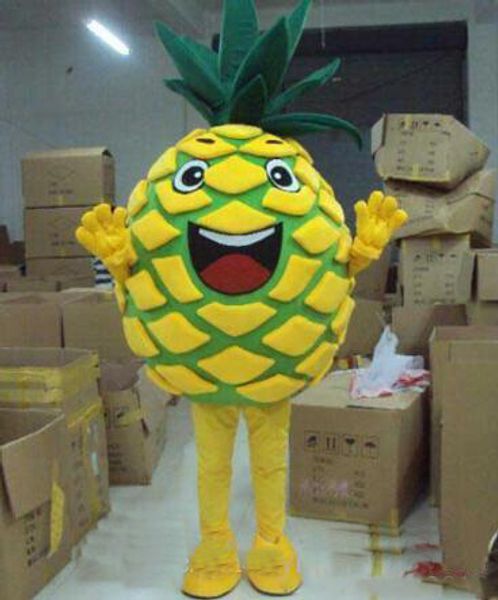 2018 Fruit d'ananas de haute qualité tout nouveau costume de mascotte tenue complète déguisement costume de mascotte costume de tenue complète