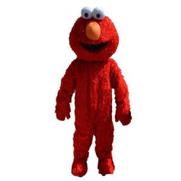 2018 costume de mascotte de rue de biscuit rouge professionnel de haute qualité costume de mascotte de taille adulte 2570
