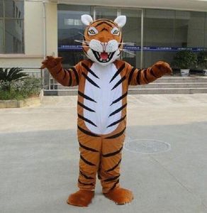 2018 Alta calidad Tiger Animal Mascot Costume Event Cheerleading School Team halloween
