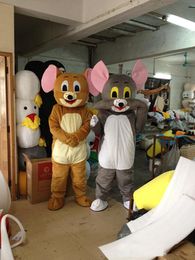 2018 Hoge kwaliteit Tom en Jerry Cartoon Doll Mascot Costume 9957677