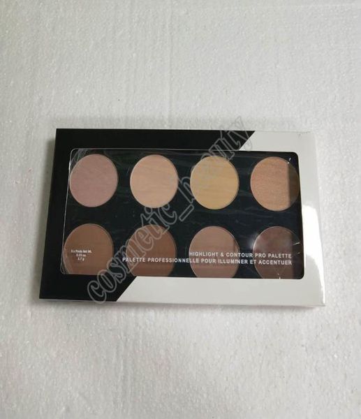 2018 Highlight Contour Pro Pattle Review Visage Poudre Pressée Fondation Toilettage Ombre Poudre Palette Maquillage Cosmétique 8 Col4165568