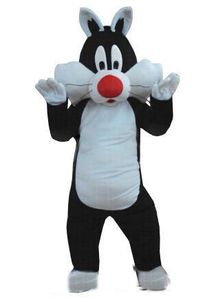 2018 Hot Nieuwe Volwassen grootte Sylvester Cat Mascotte Kostuum Gratis Verzending