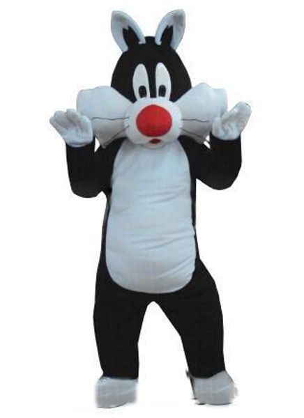 2018 chaude nouvelle taille adulte costume de mascotte chat Sylvester livraison gratuite