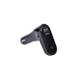 Bluetooth car charger with FM radio function 2 ports charger for iphone , samsung and other phone