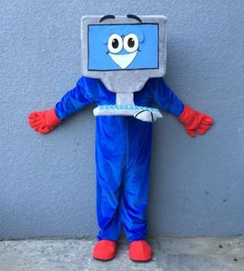2018 Heißes neues EVA-Material Computer-Maskottchen-Kostüm Cartoon-Bekleidung Halloween-Geburtstag