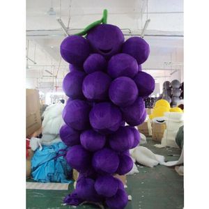 2018 Hot New Eva Material Super Grape Mascotte Kostuums Crayon Cartoon Apparel Verjaardag Party Maskerade