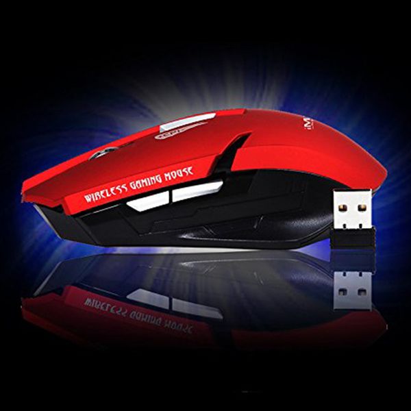 2018 Hot Original iMice E-1700 souris de jeu optique sans fil USB souris d'ordinateur avec récepteur 2.4G 6 boutons souris paquet de vente au détail