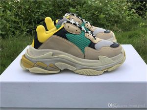 2018 Hot Paris Triple S Outdoor Schoenen Luxe Lage Top Sneakers Triple S Heren en Dames Casual Schoenen Sporttrainers Schoenen 36-45