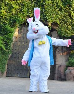 2018 Vente chaude MARQUE Bande Dessinée Nouveau Professionnel Bogues De Pâques Lapin Costume De Mascotte Déguisement Robe Vente Chaude Party costume Bateau Gratuit