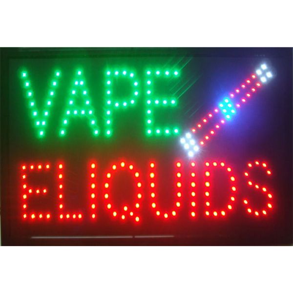 Led Smoke Shop Sign for Buiness - Neon Smoke Shop Vape E-liquids Store Signs - Tienda de fumadores Business Sign, Grate for Smoke Shop, Cigar Store