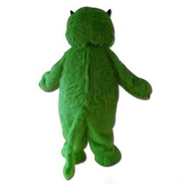 2018 venta de la felpa del traje de la mascota del monstruo verde de Halloween trajes de Navidad