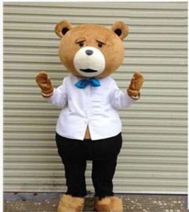 2018 Hot Sale Teddy Bear of Ted Adult Cartoon Mascotte Kostuum Fancy Dress