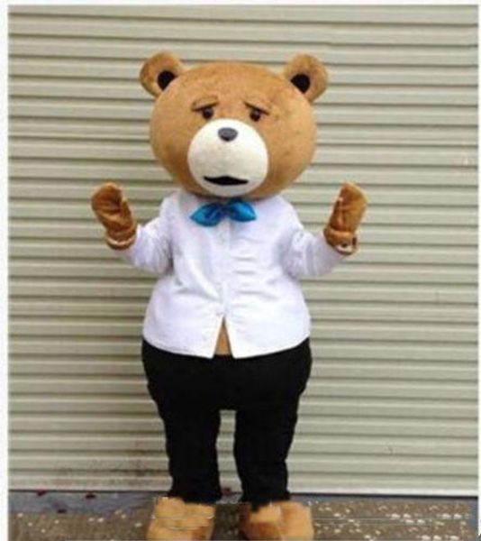 2018 offre spéciale ours en peluche de TED Costume de mascotte de dessin animé adulte déguisement