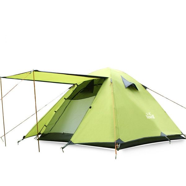 Nouvelle vente dôme Style tente de Camping 3 personnes tente de Camping gonflable pour Camping en plein air double couche tente familiale étanche